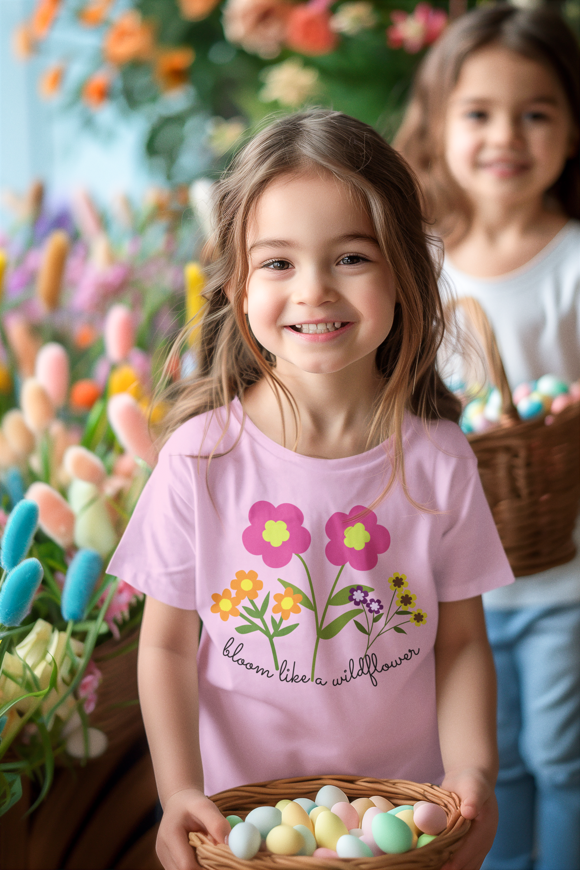 Bloom Like a Wildflower Kid's Tee