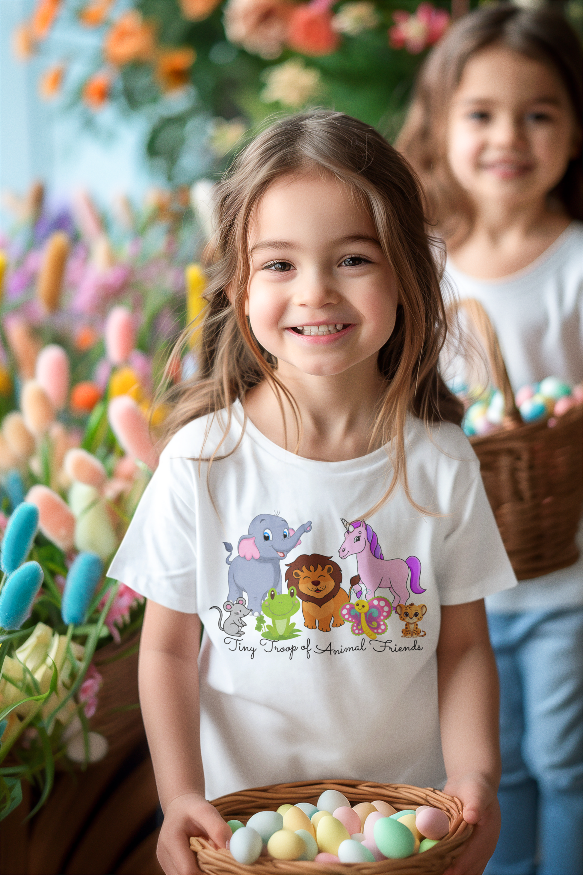 Tiny Troop of Animal Friends  -  Kid's Tee