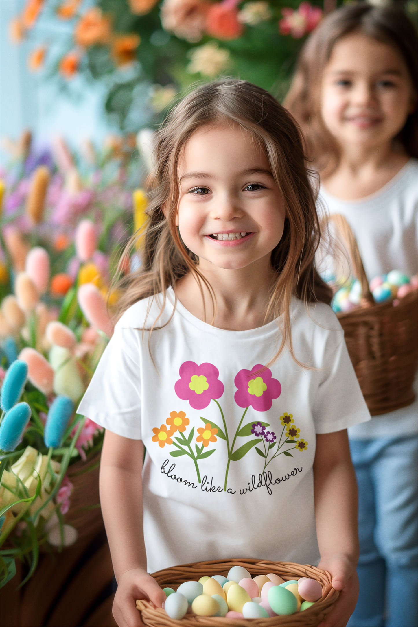 Bloom Like a Wildflower Kid's Tee