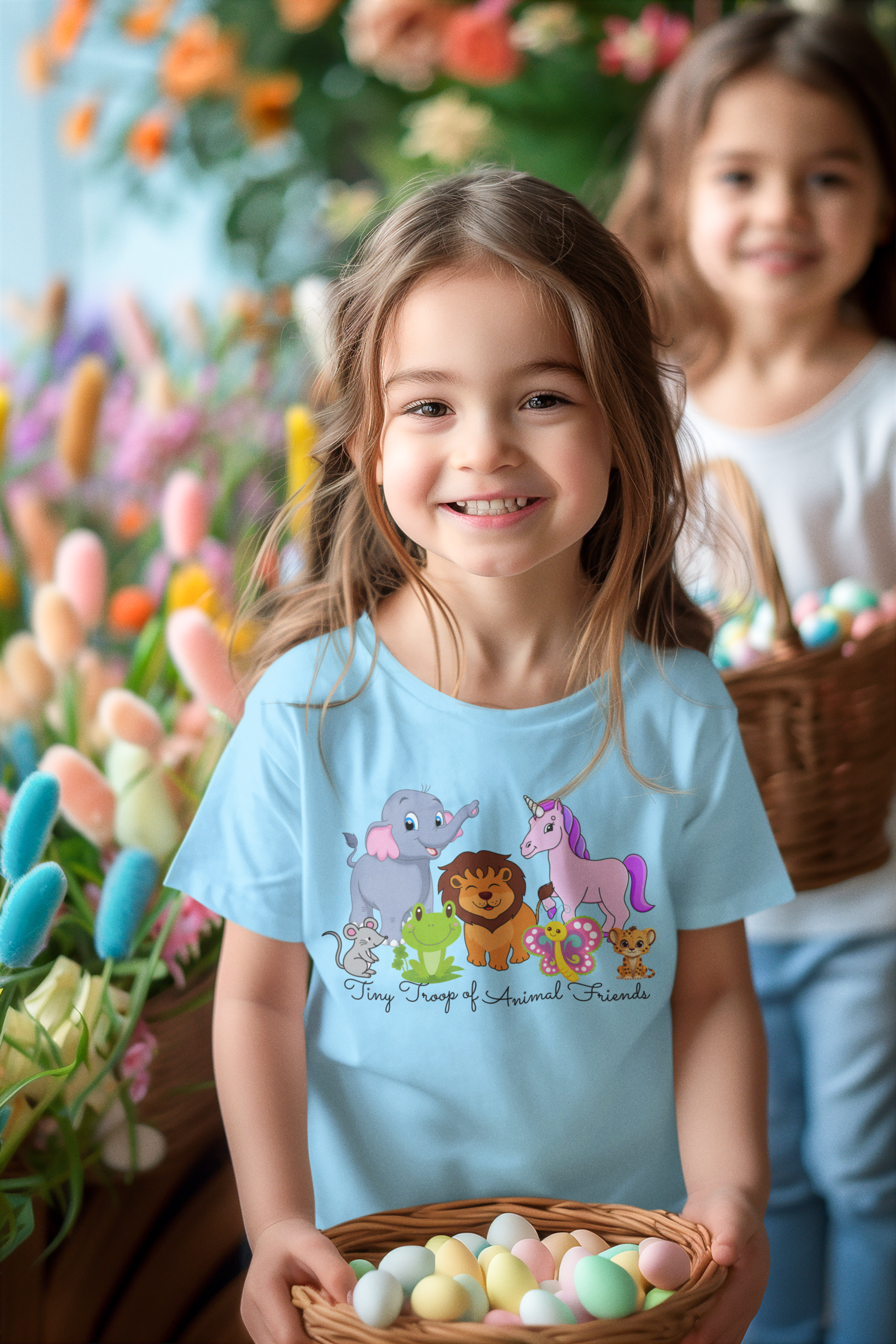 Tiny Troop of Animal Friends  -  Kid's Tee