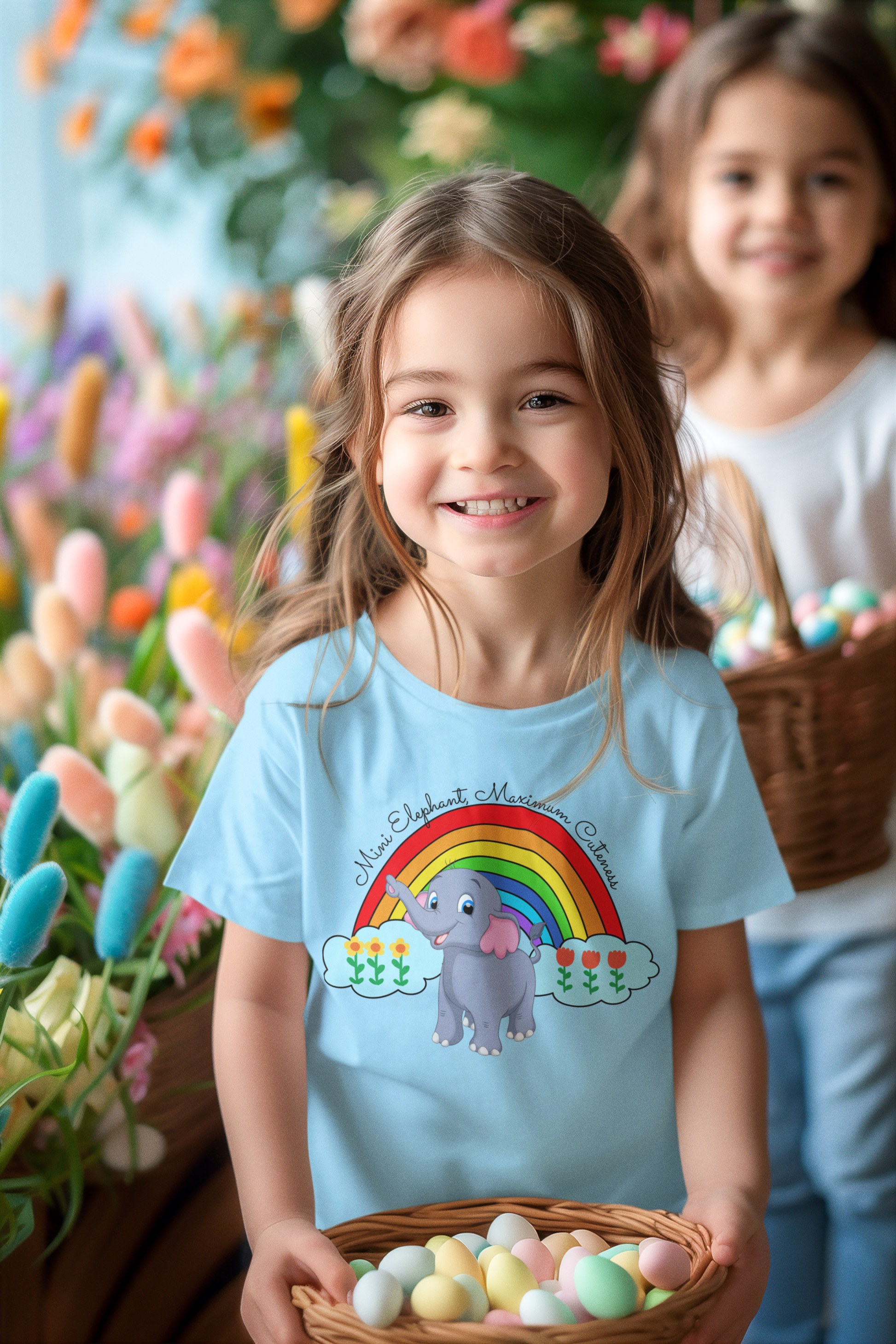 Mini Elephant, Maximum Cuteness -  Kid's Tee