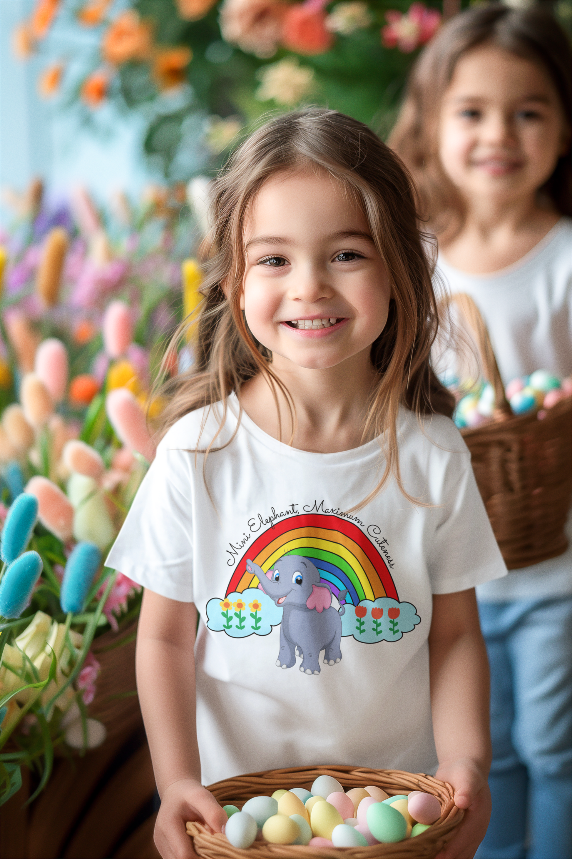 Mini Elephant, Maximum Cuteness -  Kid's Tee