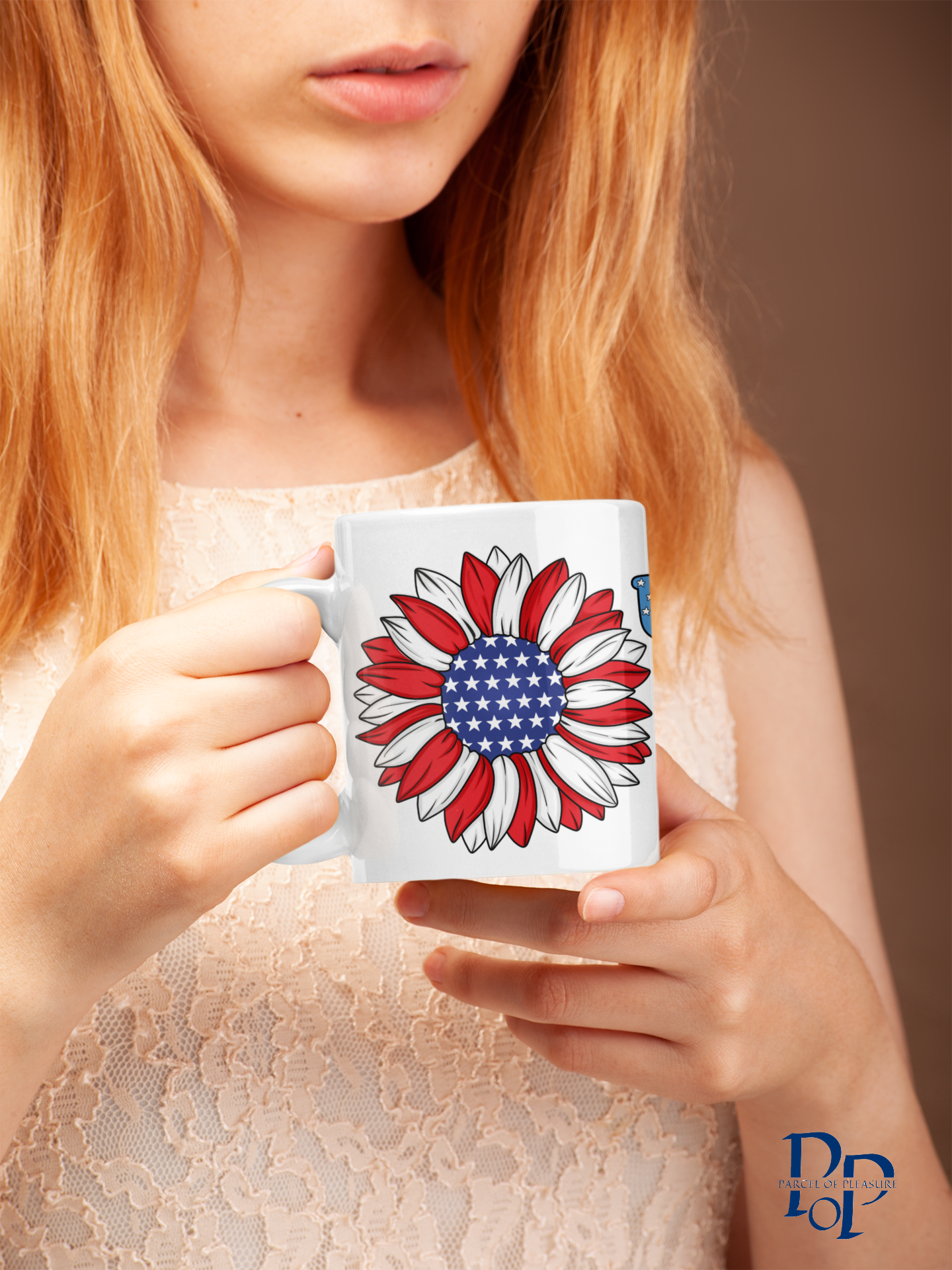 July 4, Sunflower & Butterfly - Ceramic Mug, (11oz, 15oz)