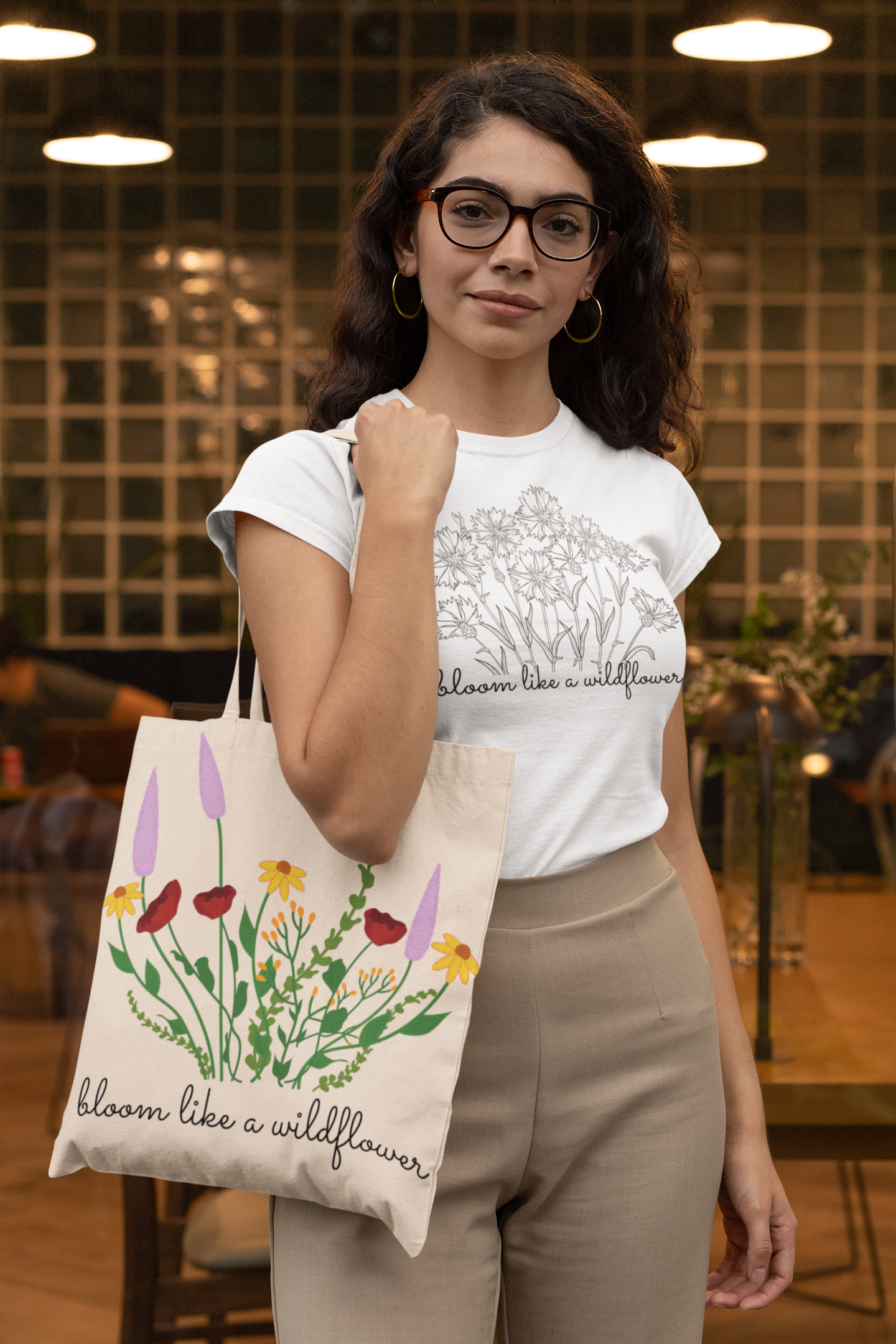 Wildflower Cotton Bag