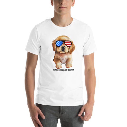 July 4th, Dogs - Unisex t-shirt